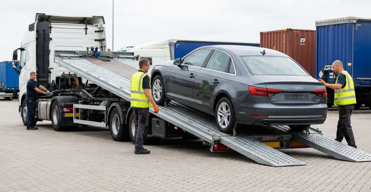 Transport oder Überführung eines Fahrzeugs