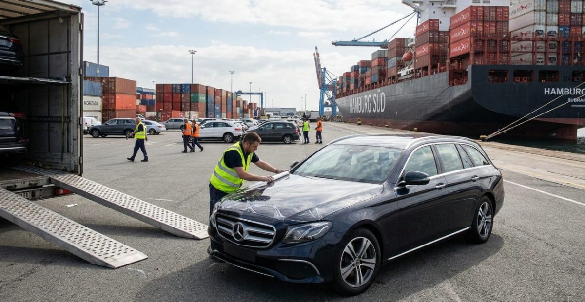 Versicherung für den Fahrzeugexport